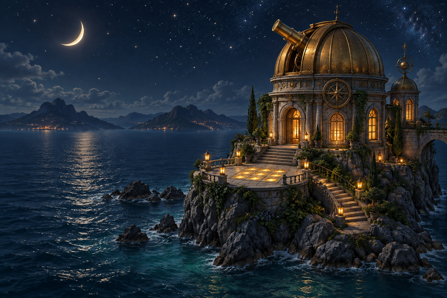 Astronomical Observatory and Golden Lights Grid